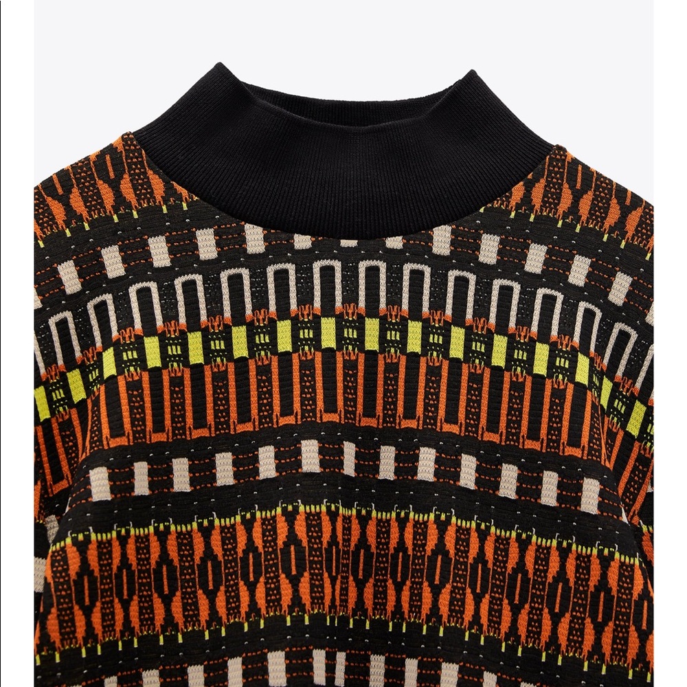 Zara Multicolor Patterned Knit Set - Picture 13 of 15